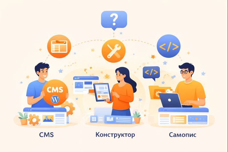 Выбор платформы (CMS, Конструктор или Самопис)