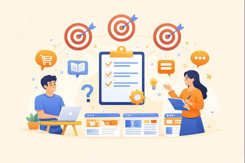 Определение цели и типа веб-ресурса