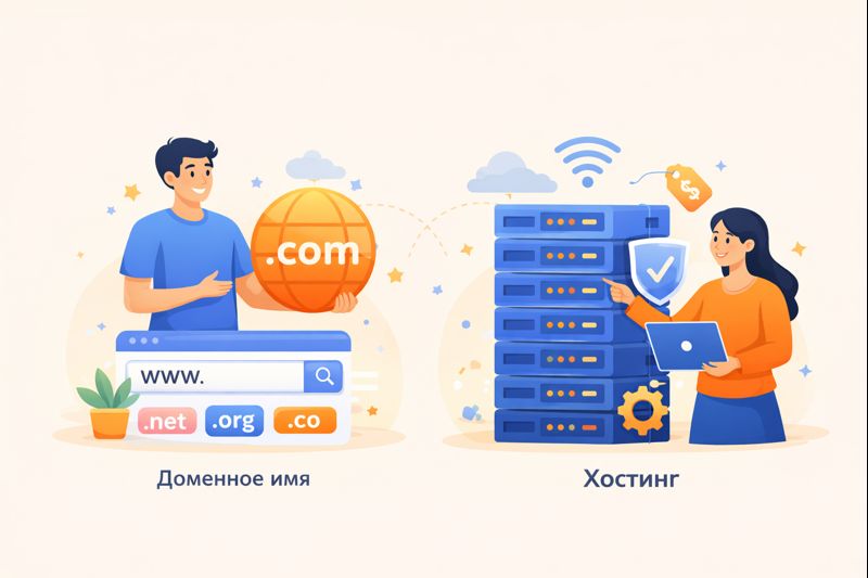 Доменное имя и Хостинг