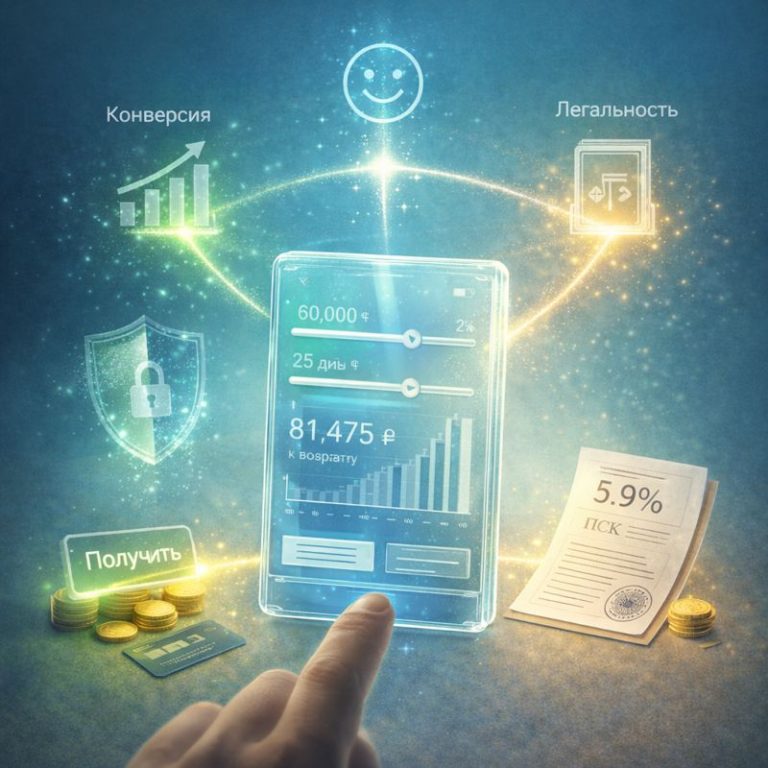 Гармония интересов в калькуляторе кредита